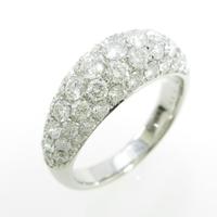 PT パヴェ ハーフエタニティ ダイヤモンドリング10％引き