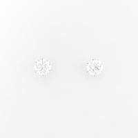 【リメイク】ST／プラチナダイヤモンドピアス 0．332ct・0．346ct・E・VVS2・VG5％引き
