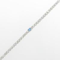 K18WG ダイヤモンドブレスレット