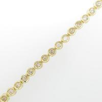 K18YG ダイヤモンドブレスレット