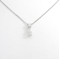 プラチナダイヤモンドネックレス 0．466ct・VLP・VVS2・ペアシェイプ