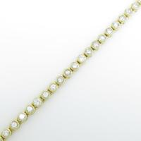 K18YG ダイヤモンドブレスレット