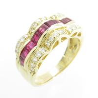 K18YG ルビーリング