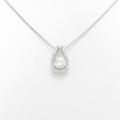 【新品】プラチナダイヤモンドネックレス 0．428ct・H・SI2・VERYGOOD