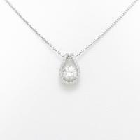 【新品】プラチナダイヤモンドネックレス 0．428ct・H・SI2・VERYGOOD