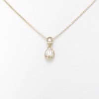 K18PG ダイヤモンドネックレス