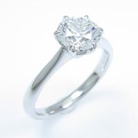 【リメイク】プラチナダイヤモンドリング 1．030ct・F・VS2・3EXCELLENT H＆C