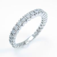 PT ハーフエタニティ ダイヤモンドリング