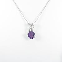 14KWG／K14WG アメジストネックレス