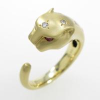 18KYG ヒョウ ルビーリング10％引き