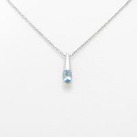 4゜C アクアマリンネックレス