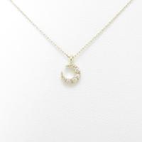 4゜C ムーン ダイヤモンドネックレス