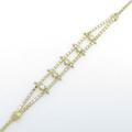 750YG ダイヤモンドブレスレット