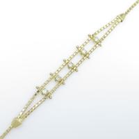 750YG ダイヤモンドブレスレット