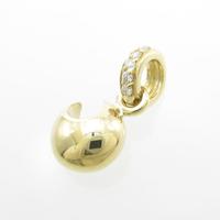 750YG ムーン ダイヤモンドペンダント