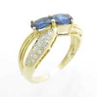 750YG／750WG サファイヤリング