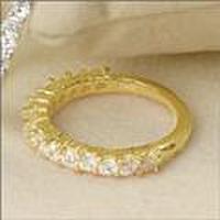 Bonheur-ボヌール-キュービックジルコニアリング(ゴールド)