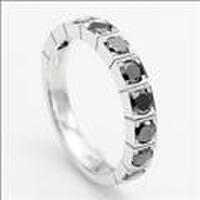 GEREZZA-ジュレッツァ-ブラックキュービックピンキーリング