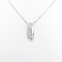 K14WG ダイヤモンドネックレス