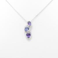 K18WG アメジストネックレス20％引き