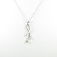 K18WG ダイヤモンドネックレス40％引き