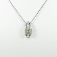K18WG ダイヤモンドネックレス20％引き
