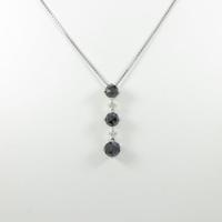 K18WG ダイヤモンドネックレス