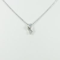 K18WG ダイヤモンドネックレス30％引き