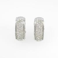 K18WG ダイヤモンドピアス10％引き