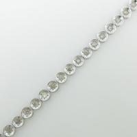 K18WG ダイヤモンドブレスレット