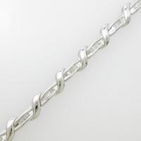 K18WG ダイヤモンドブレスレット20％引き