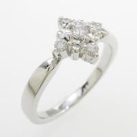 K18WG ダイヤモンドリング