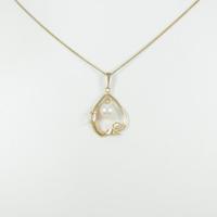 K18YG アコヤパールネックレス