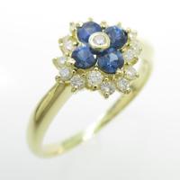 K18YG サファイヤリング30％引き