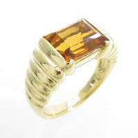 K18YG シトリンリング