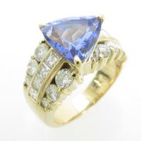 K18YG タンザナイトリング20％引き