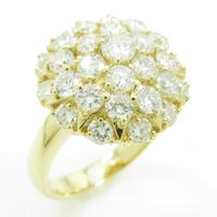 K18YG ダイヤモンドリング