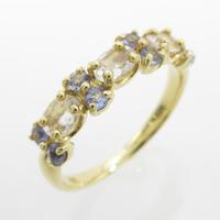 K18YG ラブラドライトリング10％引き