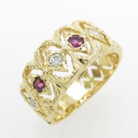 K18YG ルビーリング