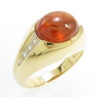 K18YG／K18WG ガーネットリング