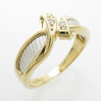 K18YG／PT ダイヤモンドリング20％引き