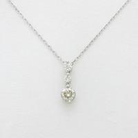 PT スリーストーン ダイヤモンドネックレス20％引き