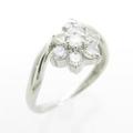 PT フラワー ダイヤモンドリング