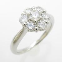 PT フラワー ダイヤモンドリング20％引き