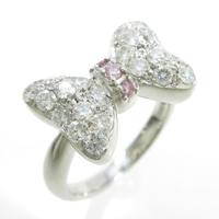 PT リボン ダイヤモンドリング