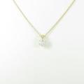 【リメイク】K18YG ダイヤモンドネックレス 0．720ct・H・I1・GOOD