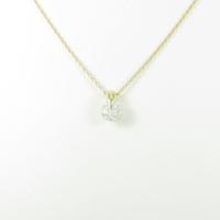 【リメイク】K18YG ダイヤモンドネックレス 0．720ct・H・I1・GOOD
