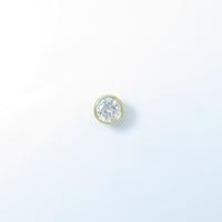 【リメイク】K18YG ダイヤモンドピアス 0．408ct・H・I1・VERYGOOD