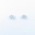 【リメイク】ST／プラチナダイヤモンドピアス 0．505ct・0．514ct・F・SI2・GOOD
