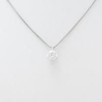 【リメイク】プラチナダイヤモンドネックレス 0．320ct・D・SI2・GOOD20％引き